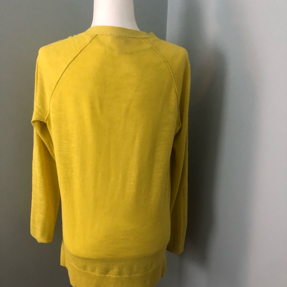 Loft medium cardigan - size medium, yellow/green - Picture 2 of 3